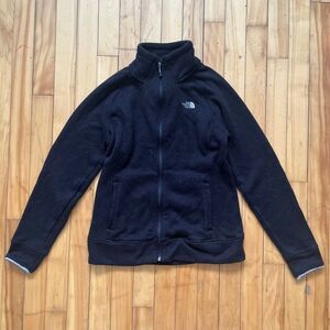 The North Face Black Fleece Zip Up Jacket Womens Size Small